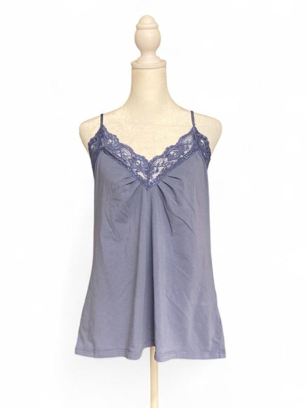 Periwinkle Lace Tank Top